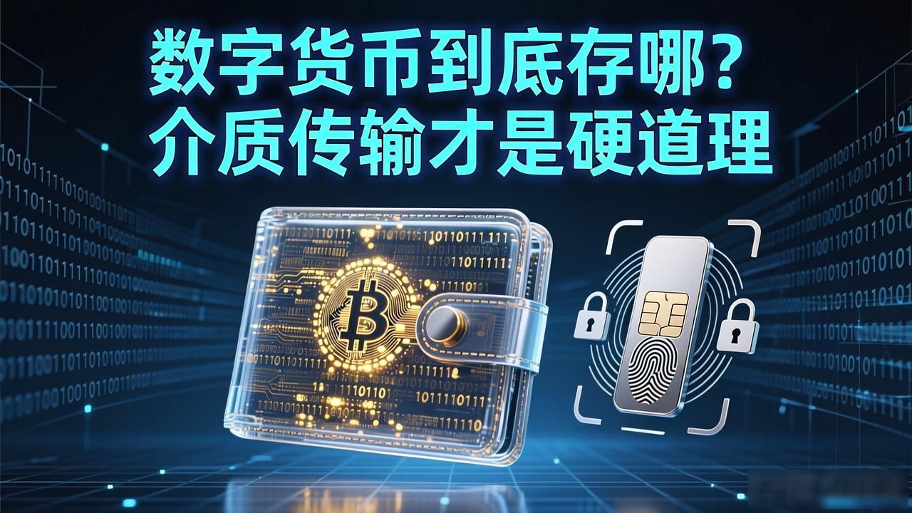数字货币到底存哪？介质传输才是硬道理