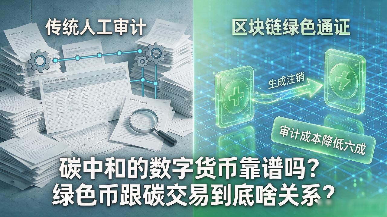 碳中和的数字货币靠谱吗？绿色币跟碳交易到底啥关系