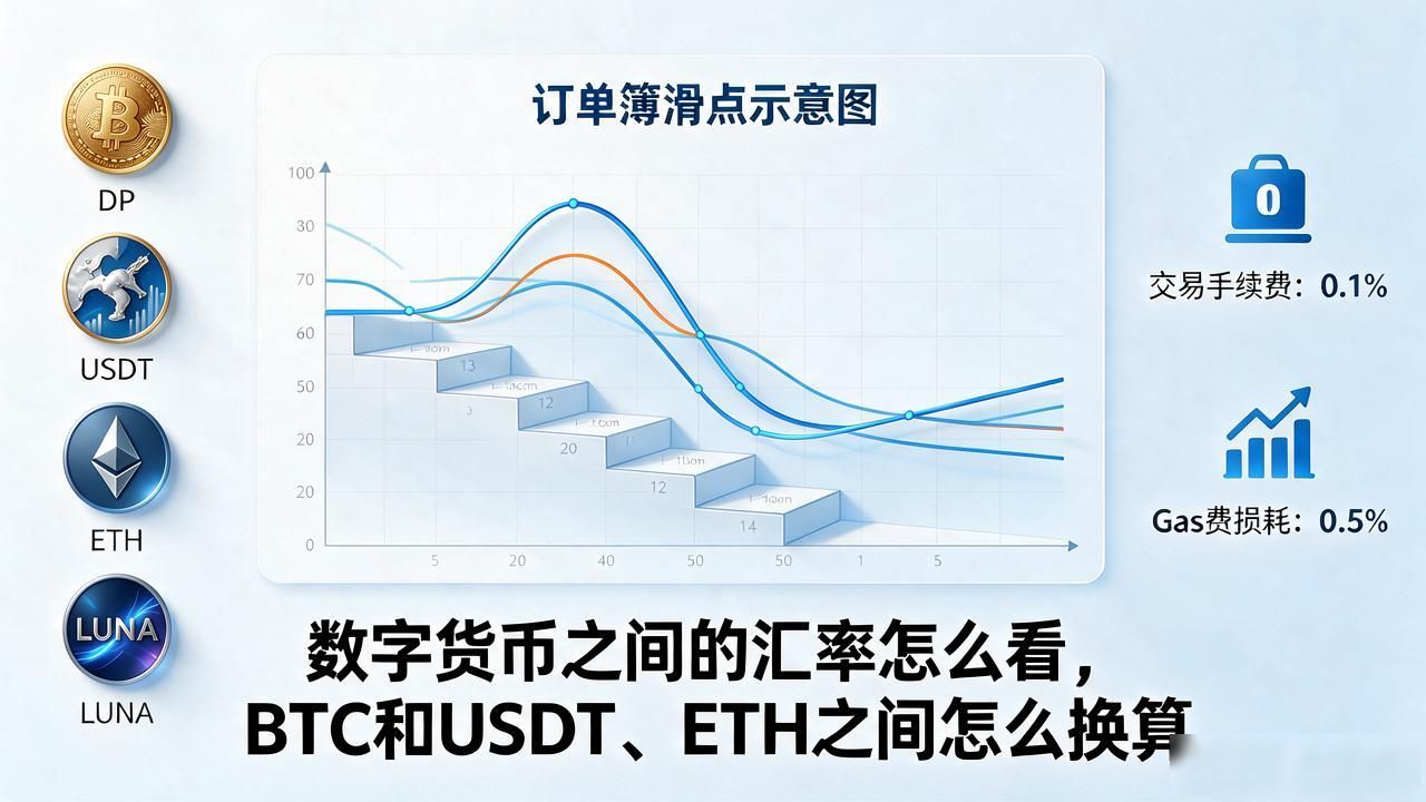 数字货币之间的汇率怎么看，BTC和USDT、ETH之间怎么换算