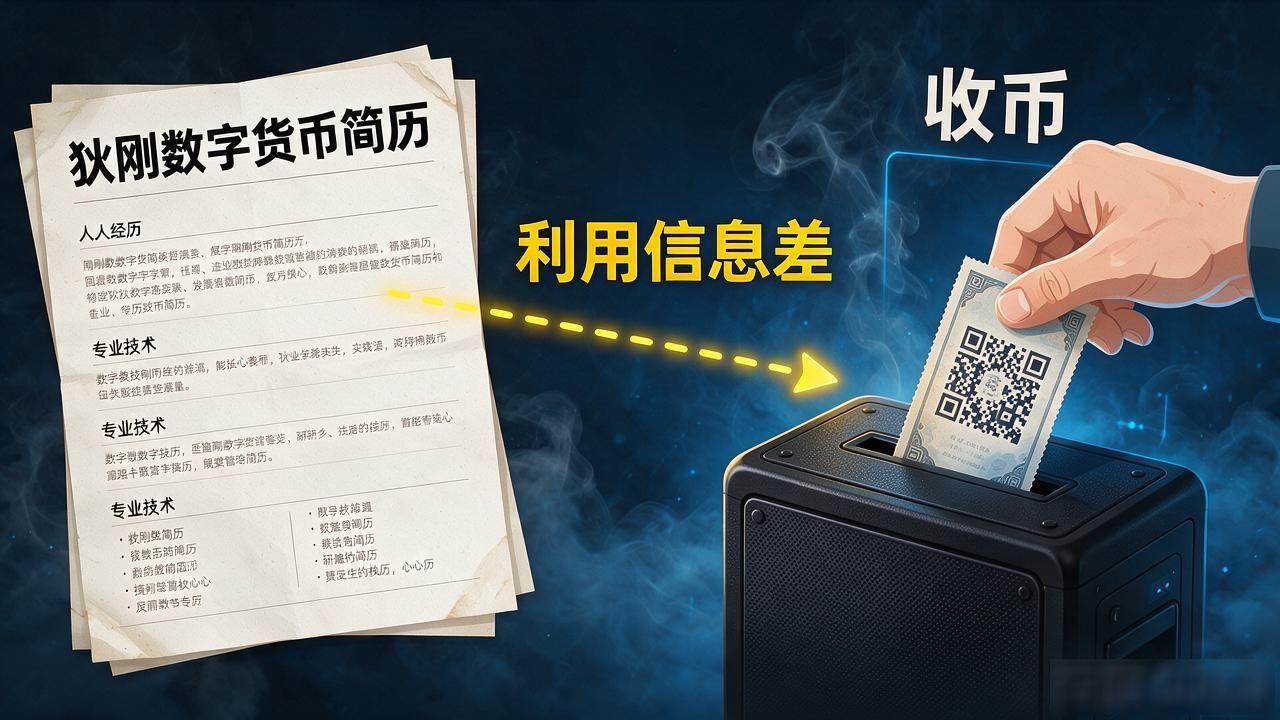 狄刚数字货币简历靠谱吗？这种包装套路其实早就看穿了