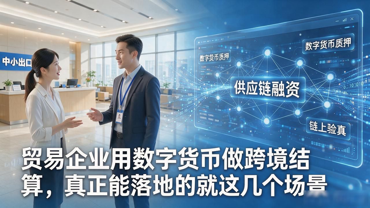 贸易企业用数字货币做跨境结算，真正能落地的就这几个场景