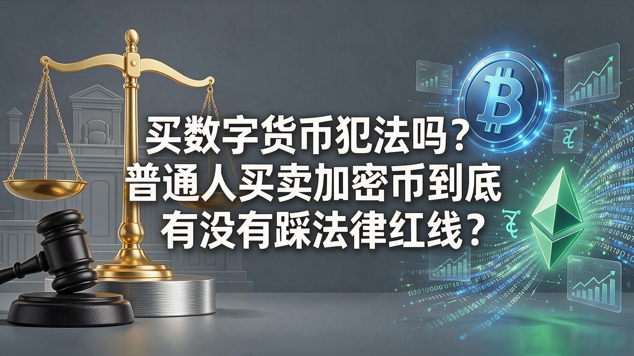 买数字货币犯法吗？普通人买卖加密币到底有没有踩法律红线